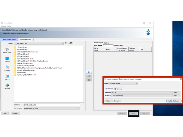 Type your UZH CORE account credentials to login to your OMERO account.
