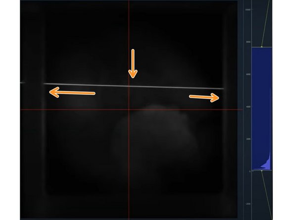 Hover with the mouse arrow over the corresponding offset value and use the mouse wheel to adjust it. Find the waist in the camera image and bring it to the center.