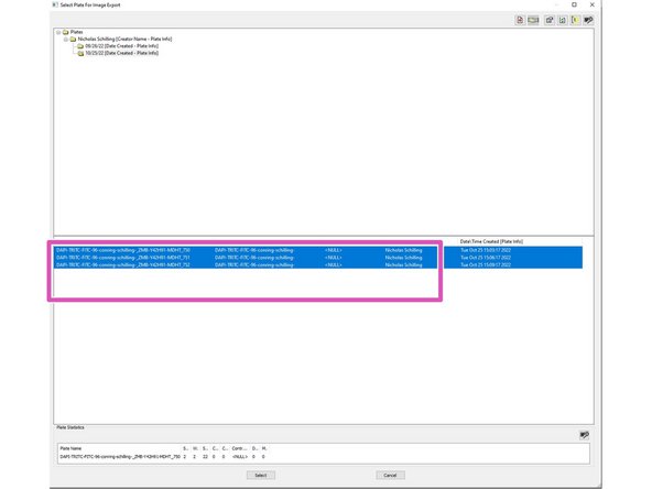 Click &quot;Export Images&quot;.