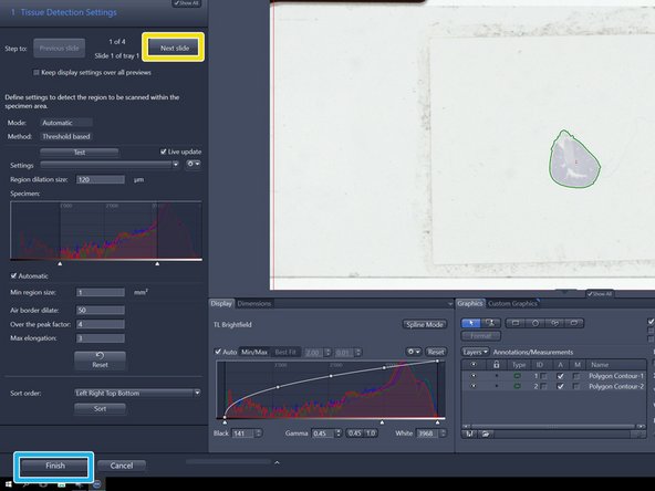 Click on &quot;Start Preview Scan&quot;