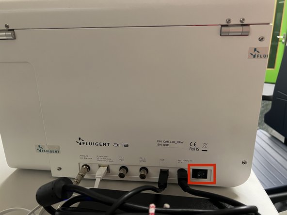 Fluigent Aria 1: Pump Start-Up