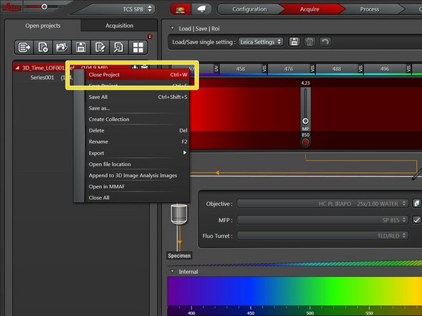 Before starting your experiment make a new project with the updated auto-save settings.
