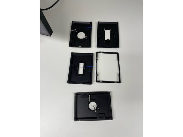 On the tables lies multiple stage inserts.