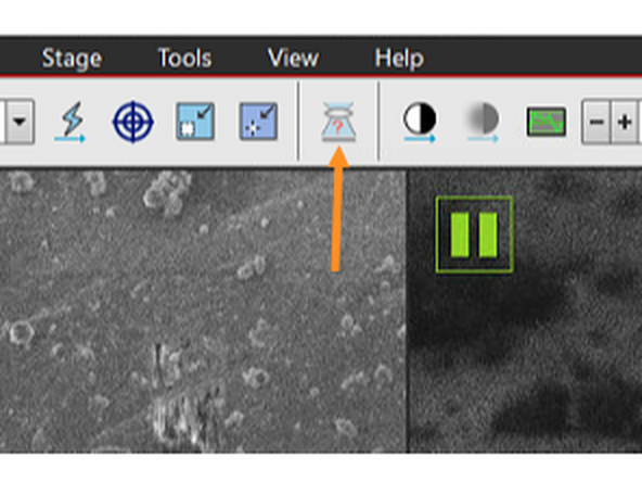 Microsputtering requires the insertion of a platinum rod close to the sample. To avoid collision with the sample, the working distance has to be linked to the Z-height.