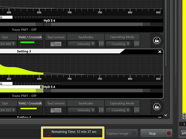For quicker adjustment of the focus, use &quot;Fast Live&quot;.