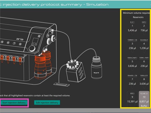 Press the Start Button in the lower right corner.