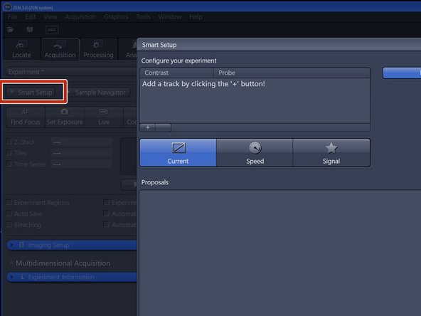 Click "Smart Setup" to open the "Smart Setup" wizard.