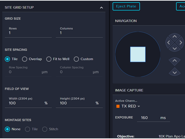 Set up the sites you want to scan.
