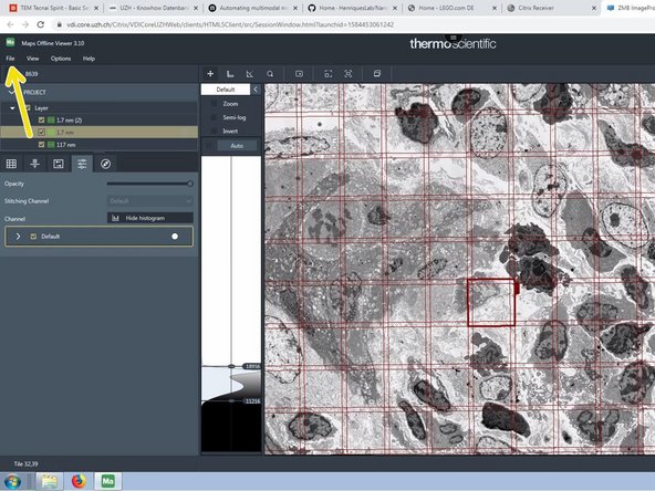 Maps can only open projects in a second window, that have already been opened before.