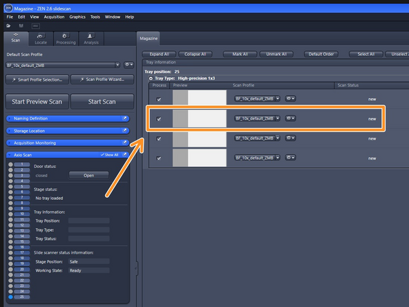 thickness, tissue, and staining
