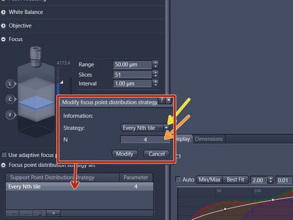 The default settings work normally fine for  standard tissue samples with a medium size