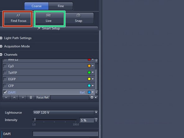 If the focus was not determined properly try to search manually for the focal plane: