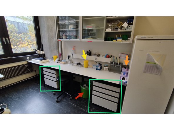 Gloves you will find on the right side in all sizes.