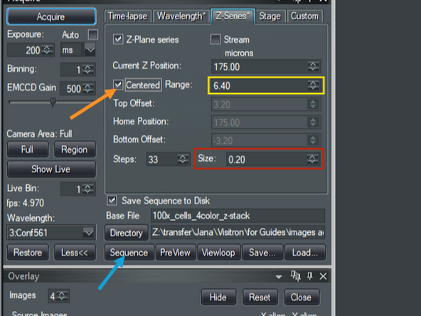 Alternatively you can also choose to define a centered range.