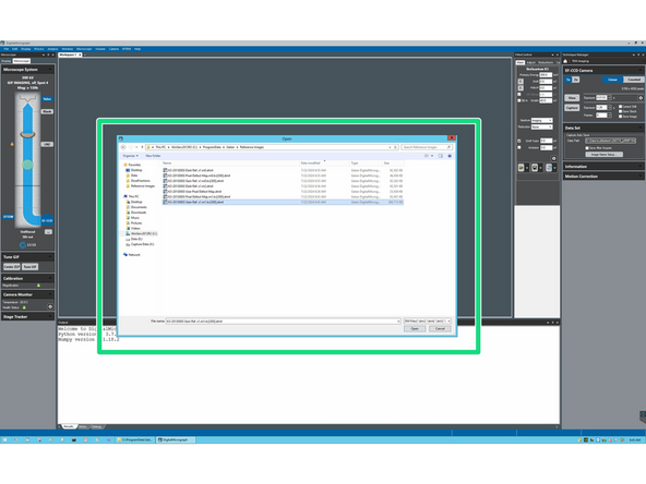 Open the Gain reference for the counted mode (example in the picture). It is saved in: C:\ProgramData\Gatan\ReferenceImages . Does it look good?
