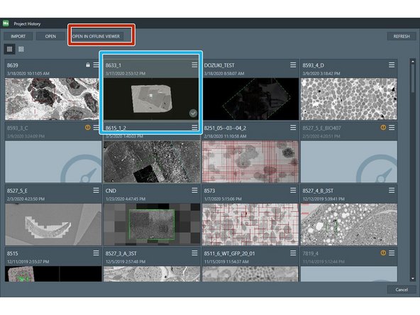 Go to &quot;FIle&quot; -&gt; &quot;open&quot;