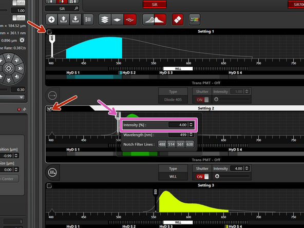 Use autocontrast and activate the histogram.