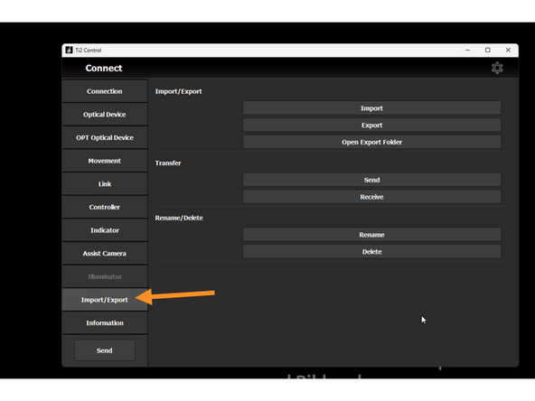 Go to Import/Export and click on Open Export Folder - (if you have never uploaded configs before)
