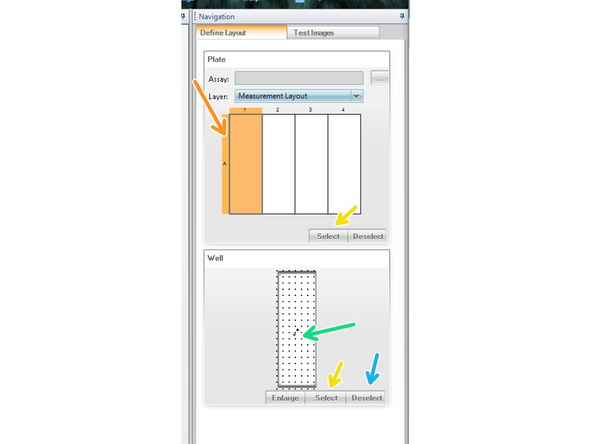 If you clikc &quot;Select&quot;, the well will become gray