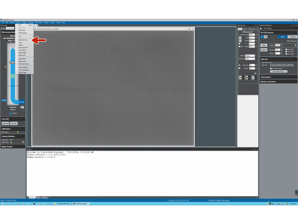 Go to 'Process -> re-bin by two'.