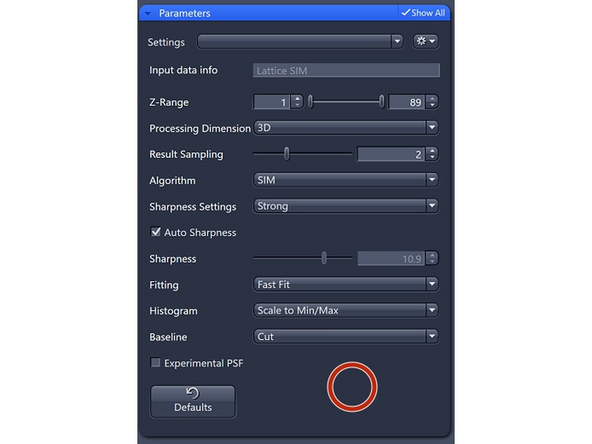 e.g. close to coverslip, fixed neurons