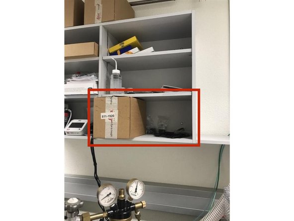 You will find the accessories in the cupboard.