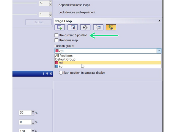 "Use current Z-position"