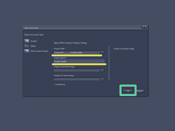 Choose &quot;Create&quot;.