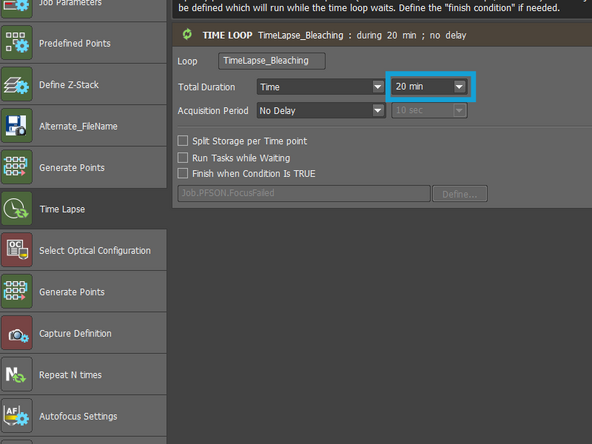 Select the desired size of your Region.