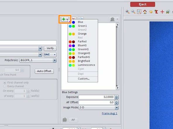 BGOFR_1: Blue (390/18), Green (475/28), Orange (524/27), Far Red (632/22)