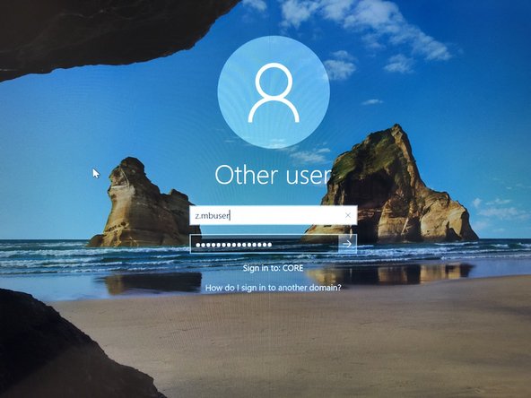 Log in using your  ZMB credentials.