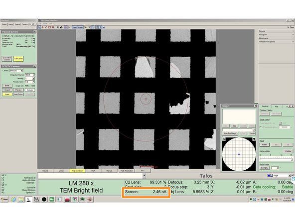 If not inserted, insert screen.