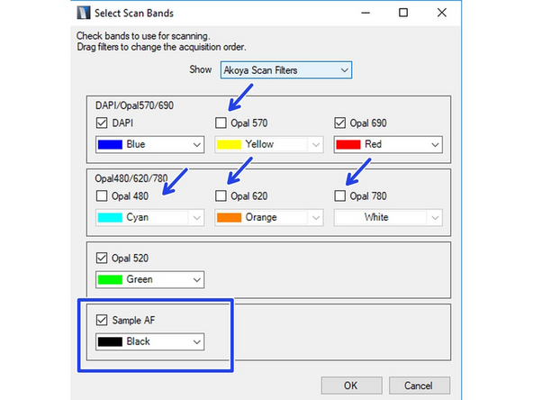 Choose &quot;Pixel Resolution&quot; (=objective) that will be used.
