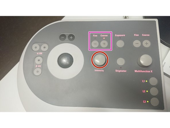 Check if the screen current is exactly  5 nA