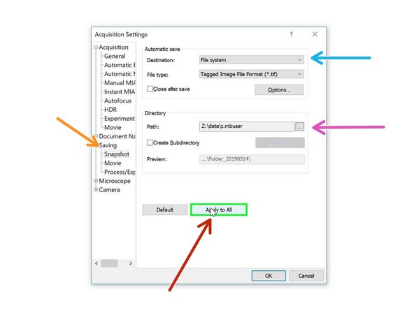 Go to &quot;Saving&quot;.