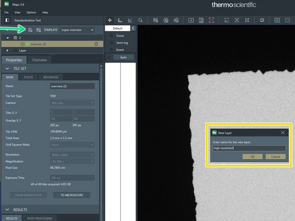 Center view on the Region of interest