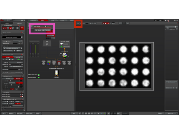 By default, you are in the Leica Navigator (see this icon).