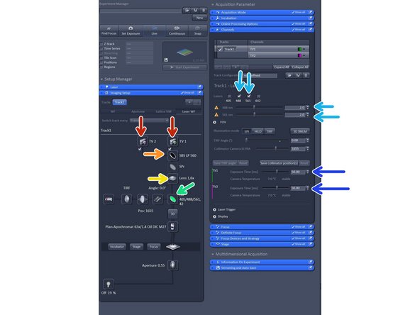 Activate both cameras.