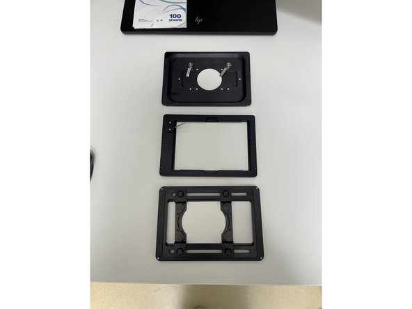 Choose a frame that will fits with your sample holder and mount it on the stage