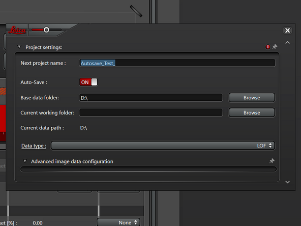 We recommend the following settings for autosaving:
