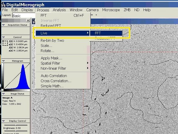 Choose the &quot;rectangular ROI&quot; tool.