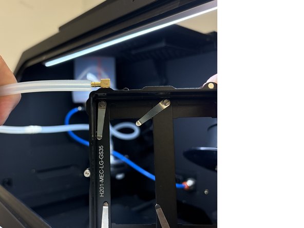 You can remove the magnetic lid and connect the tubing to the chamber.