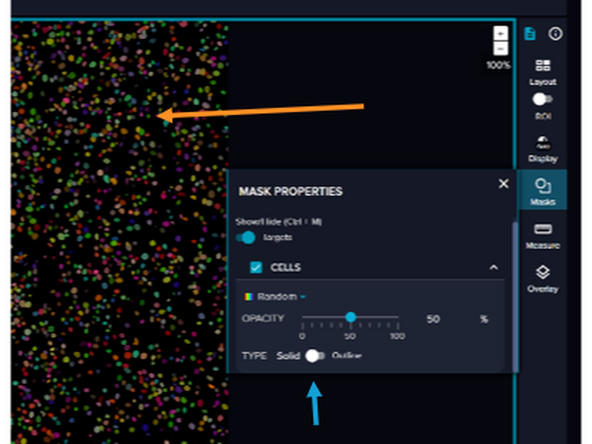 Switch to Random color to better distinguish individual segmented objects.