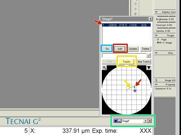 Open the &quot;Stage&quot; tab.