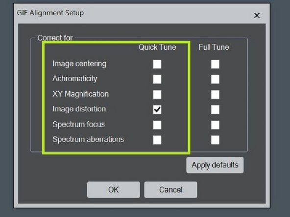 When it is done, reopen the GIF alignment Setup, and select the "Image Distortion", click OK.