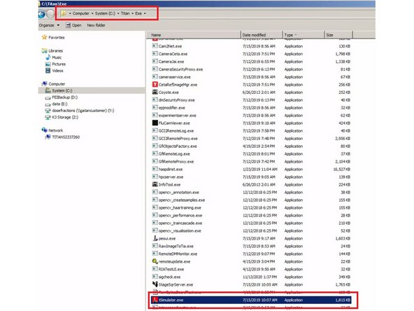 To connect to the microscope computer, you can use the VCN software, from the support computer.
