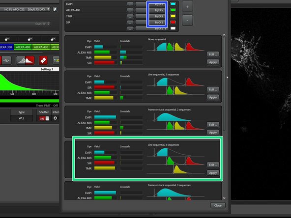 &quot;HyD S&quot; Detectors are used for regular acquisition.