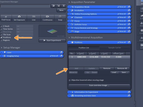 Activate &quot;Positions&quot;.