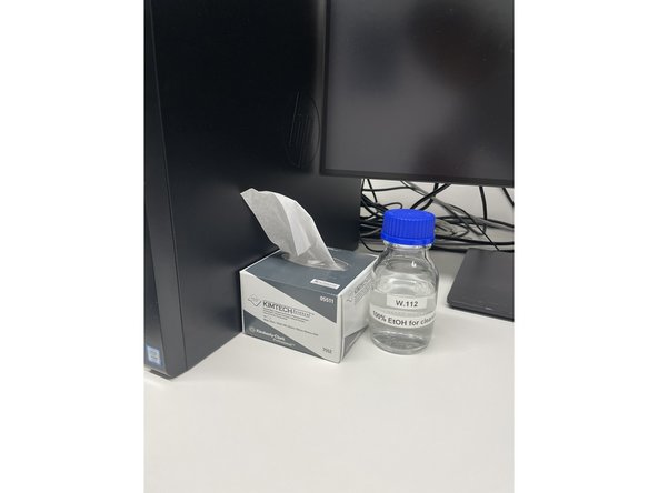 Clean the objective.