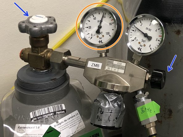 If yes: only close the distribution valves of the InCell microscope.